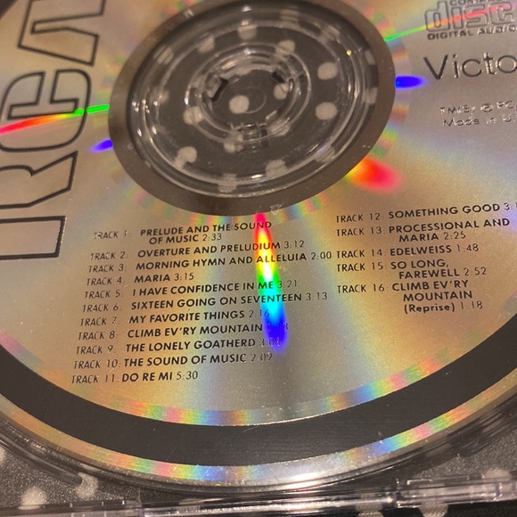 The Sound of Music an original soundtrack recording.  No original case. - Picture 3 of 4